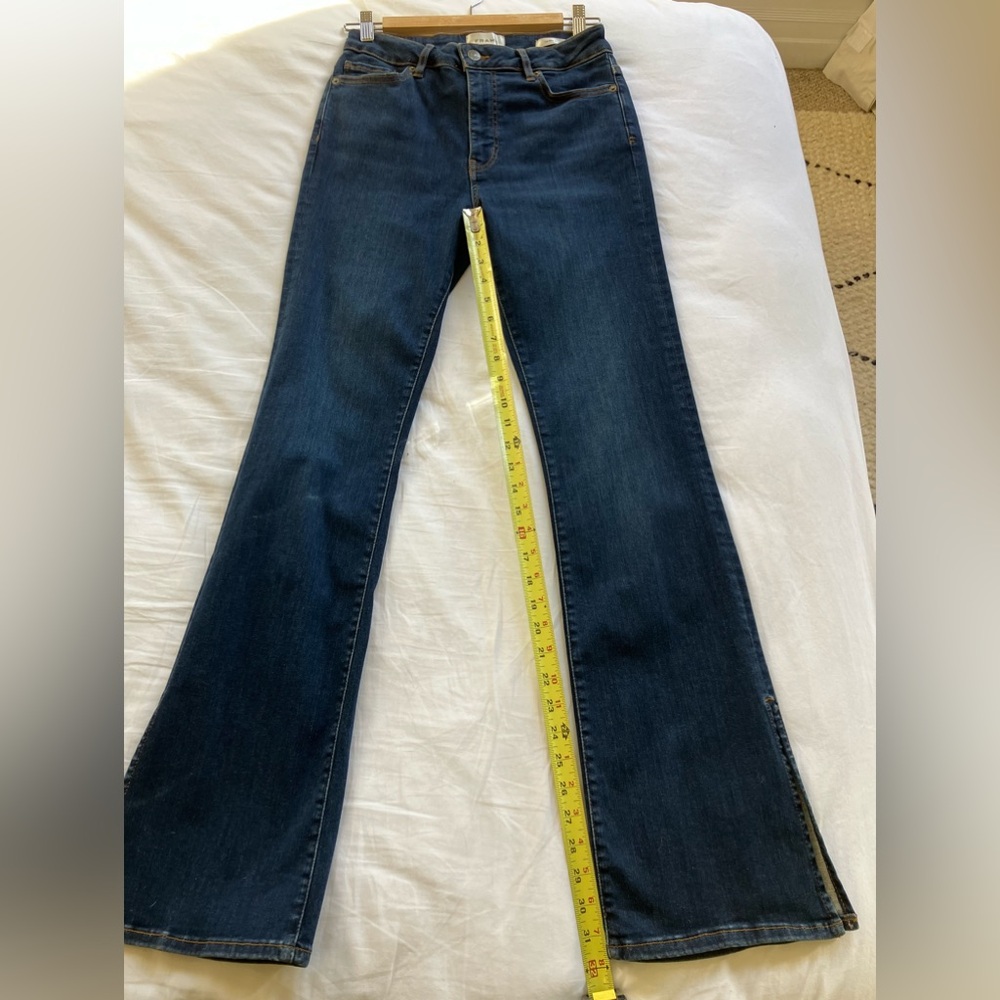 FRAME Le Mini Boot Cut Jean- NWT- High rise- slits at hem - Picture 6 of 9